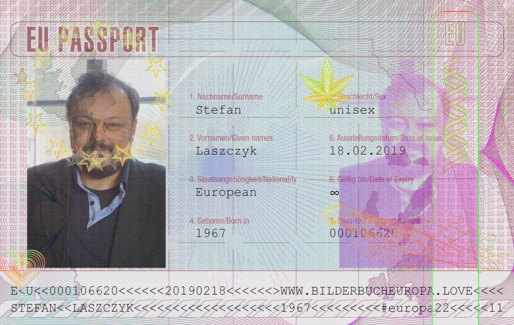 EU-Passport Stefan Laszczyk